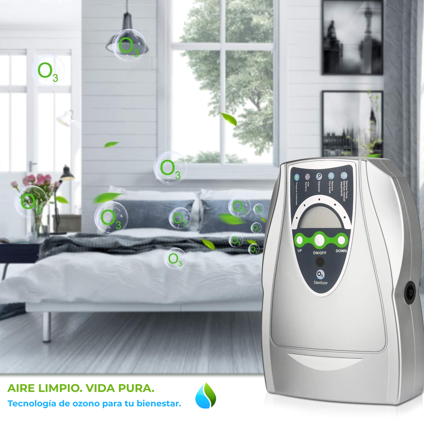 Purificador de ozono doméstico