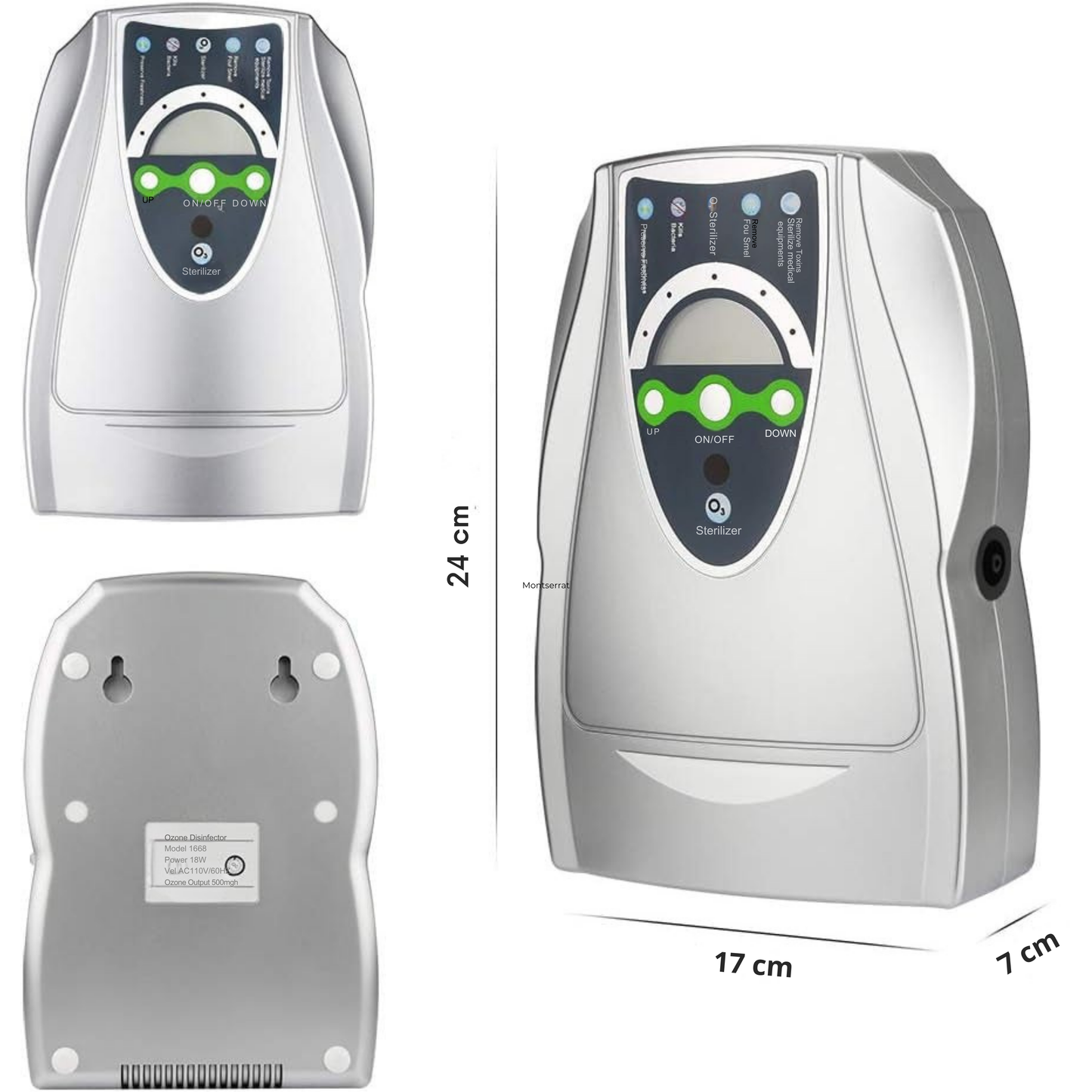 Purificador de ozono doméstico