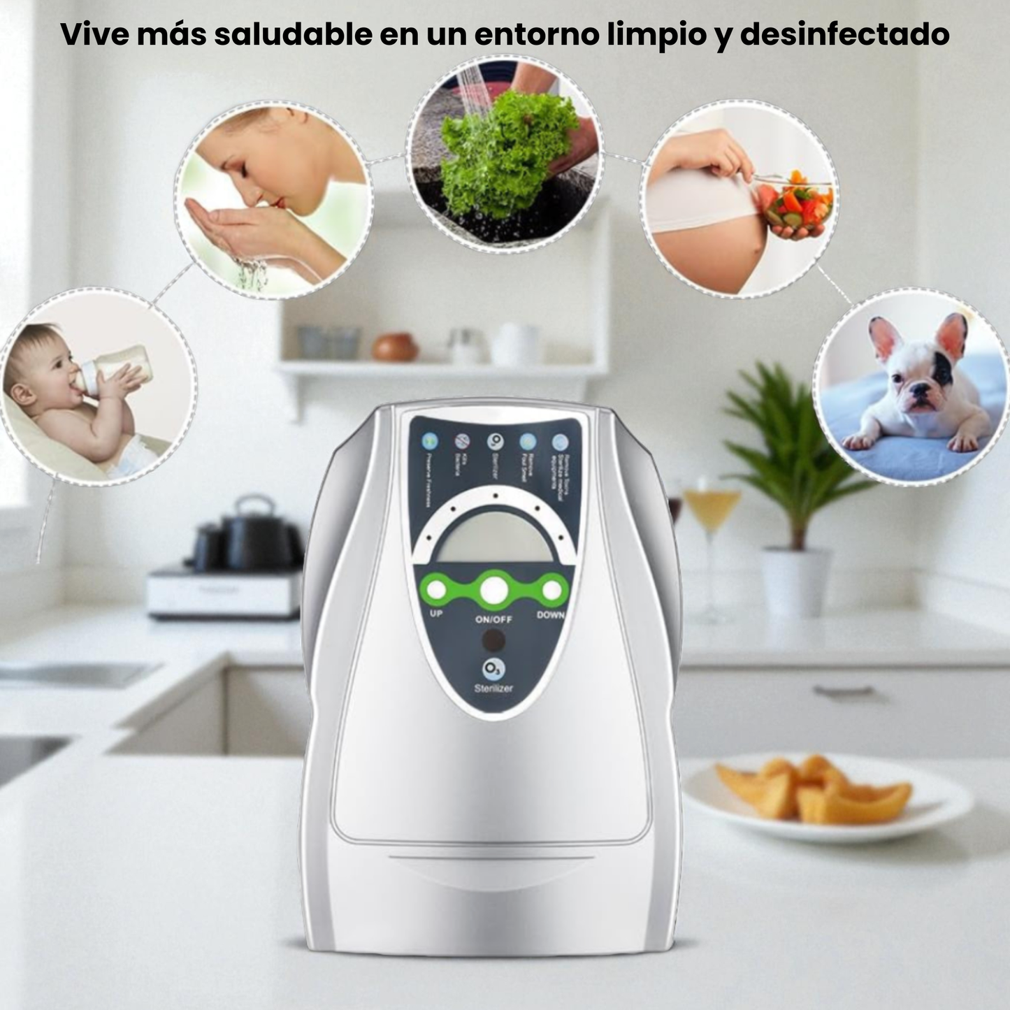 Purificador de ozono doméstico