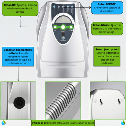 Purificador de ozono doméstico
